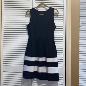 Apt 9 black and white dress